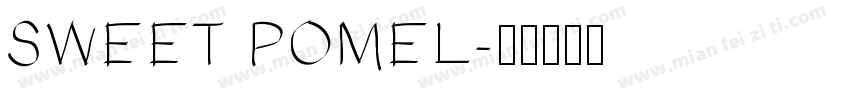 SWEET POMEL字体转换